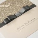 Dior Bow Glitter Pocket invitation